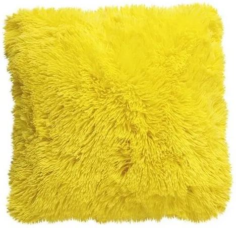 Domarex Obliečka na vankúšik Muss žltá, 40 x 40 cm