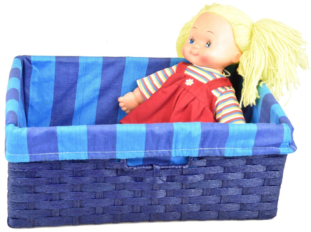 Úložný box modrý Rozmery (cm): 52x33, v. 20