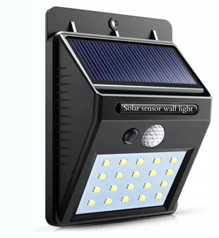 Pronett Solárne vonkajšie 20 LED SMD osvetlenie s pohybovým senzorom