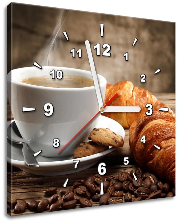 Gario Obraz s hodinami Pauza na kávu Veľkosť: 30 x 30 cm