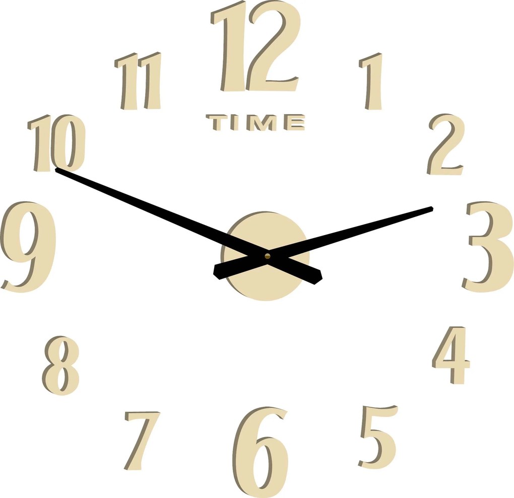 SENTOP | Moderné nalepovacie nástenné hodiny | SENTOP 12P035-Wall clock analógové