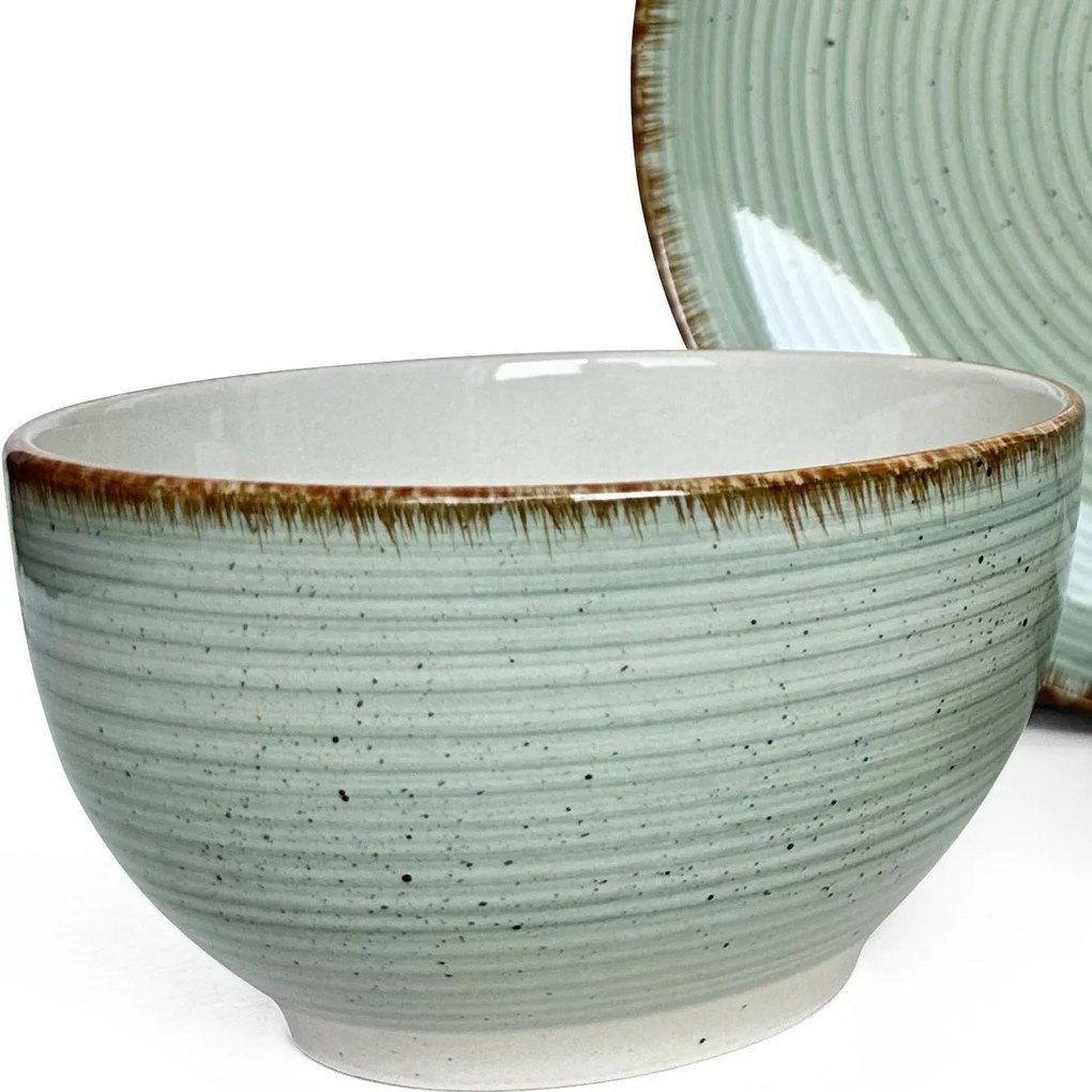 Banquet Súprava jedálenská Spiral Green, 30 ks