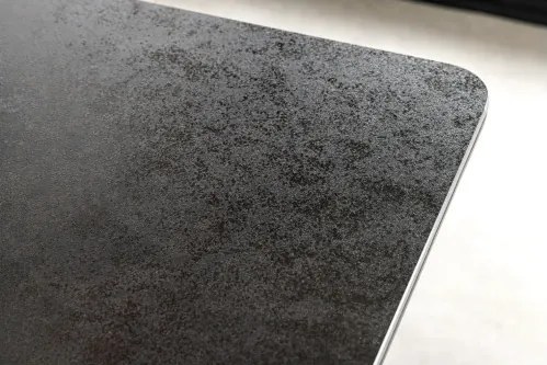Rozkladací jedálenský stôl Alpine 43845 160/200x90cm Ceramik antracite - Komfort-nábytok
