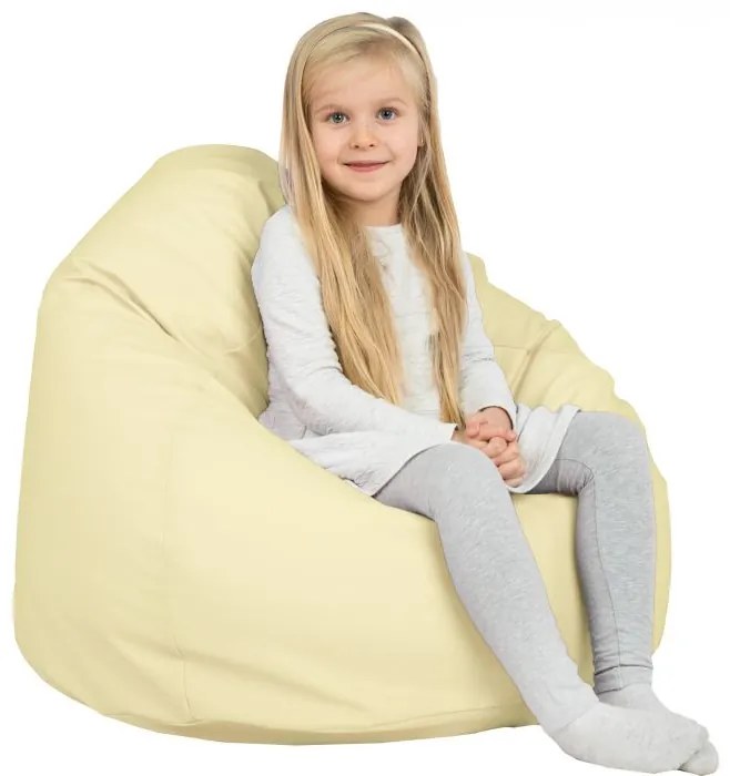 Sedací vak BAG Sako L Ekokoža Farba: 7.Krémový