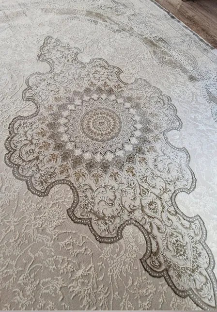 HU Béžovo-sivý koberec Osman Orientalny 29100A GREY Rozmer: 200x290 cm