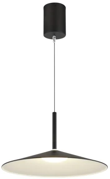 Globo 15635S - LED závesný luster na lanku LAMPONE LED/18W/230V 4000K čierny