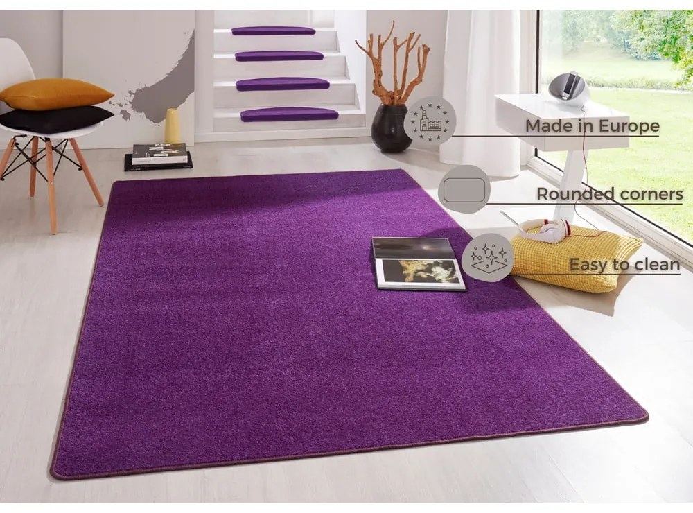 Tmavofialový koberec 200x280 cm Fancy – Hanse Home
