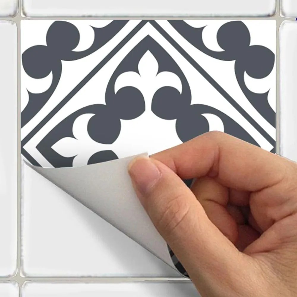 Sada 15 samolepiek Ambiance Wal, 15 x 15 cm