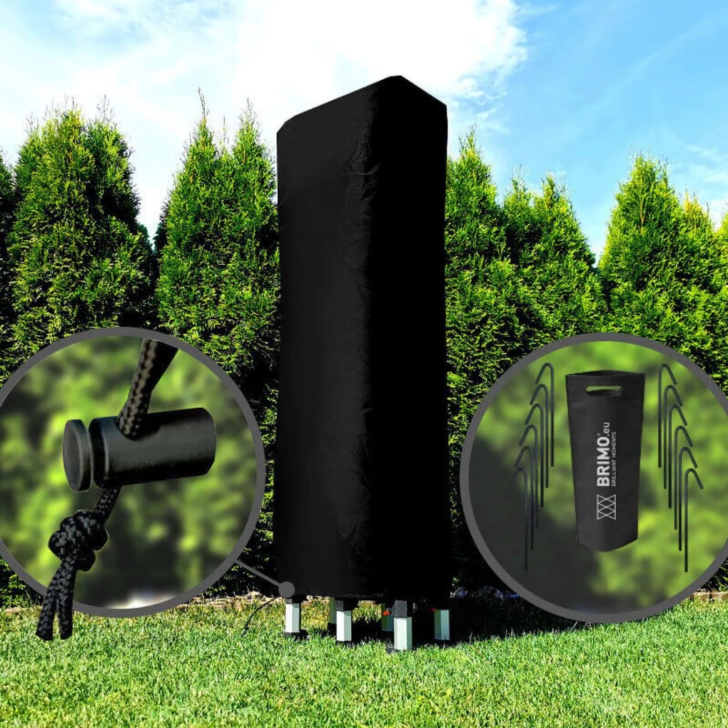 BRIMO Profesionálny hliníkový rozkladací altán 3x6 m: Odolné zastrešenie pre obecné a mestské podujatia - s 3 stenami - Modrá 7