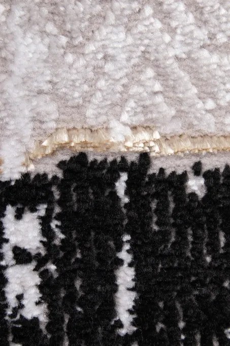 Koberec GALERIA GL202S béžový / čierny