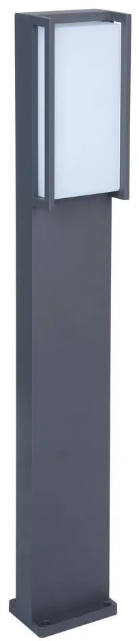 LUTEC Vonkajší stojací LED stĺpik QUBO, 18W, teplá biela, IP54, 75cm