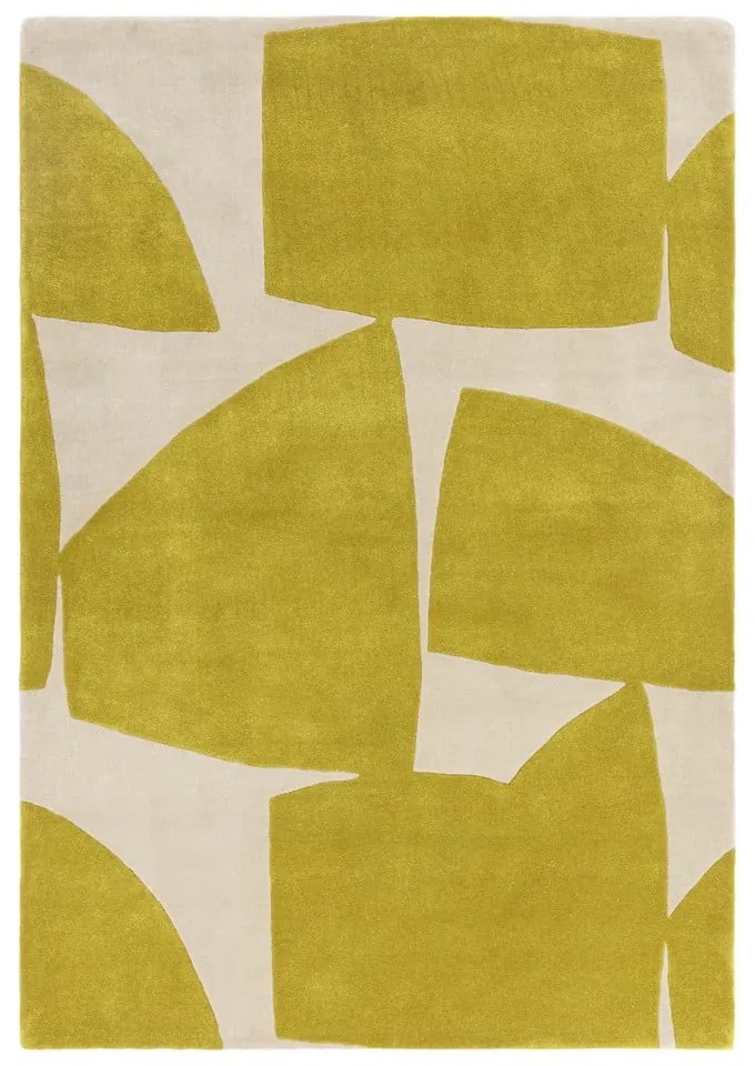 Okrovožltý ručne tkaný koberec z recyklovaných vlákien 200x290 cm Romy – Asiatic Carpets