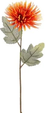 Umelá kvetina Chryzantéma 60 cm, oranžová%