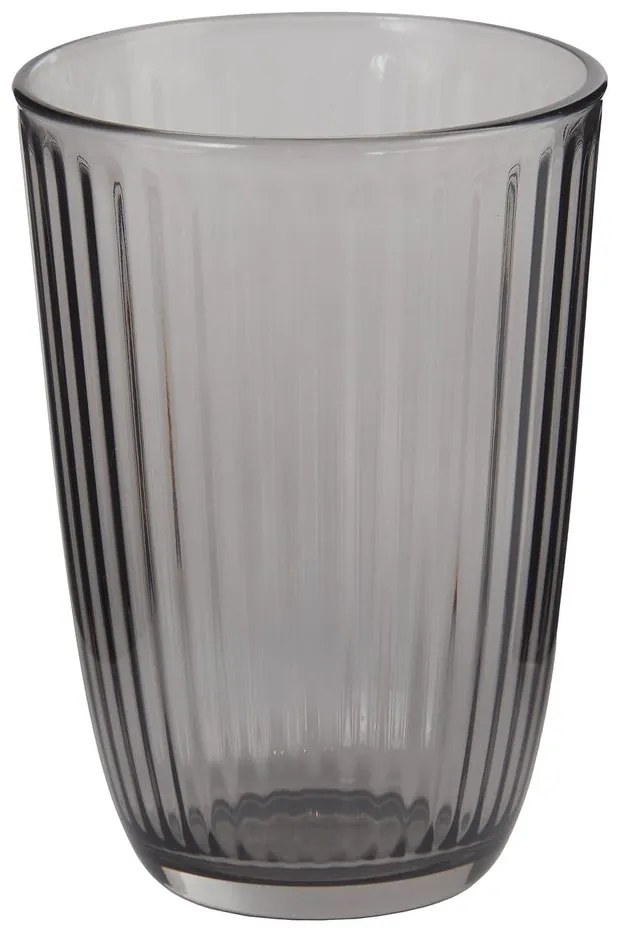 LINEE Pohár 390 ml - sivá