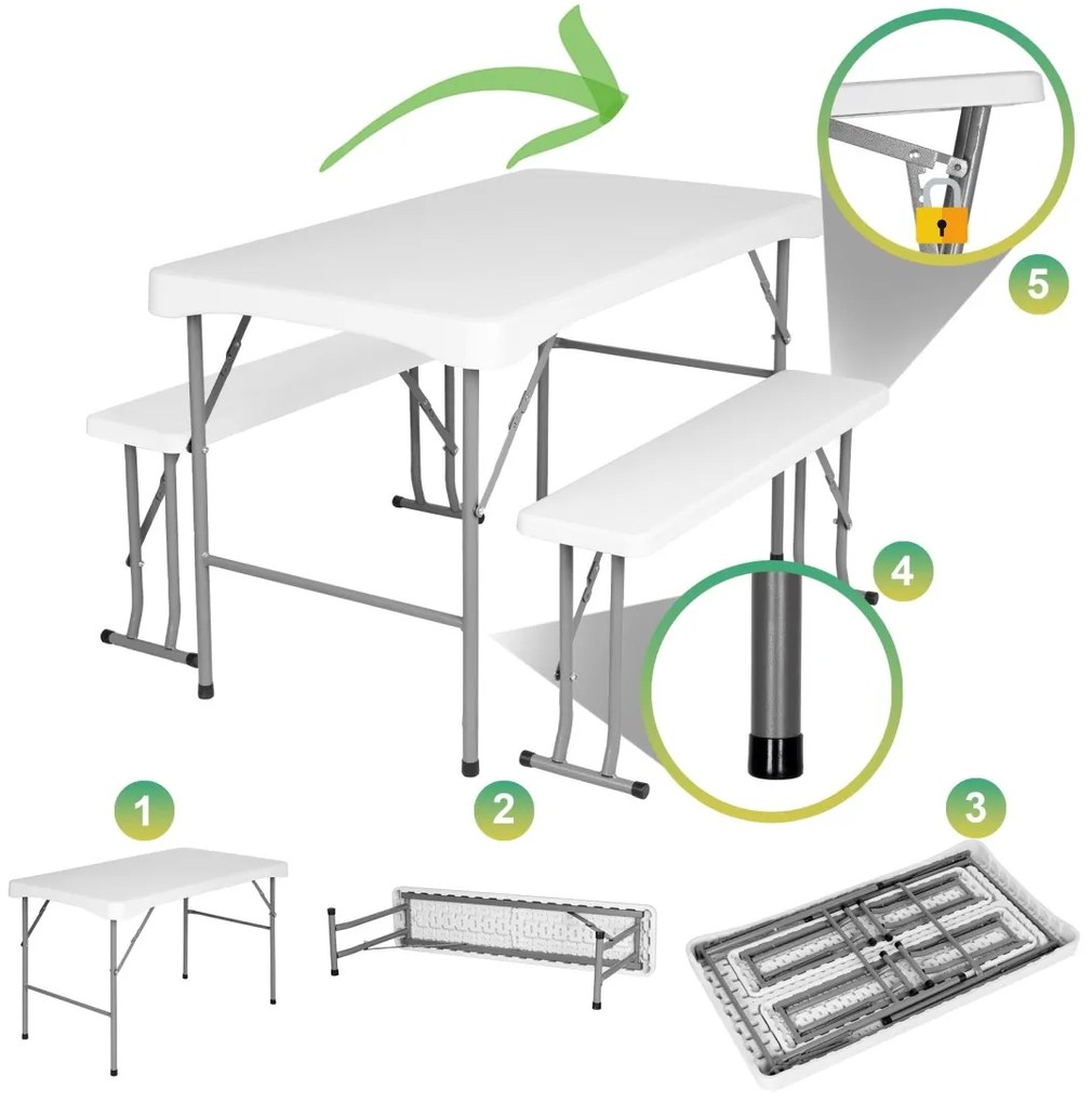 Cateringová súprava STANLEY biela
