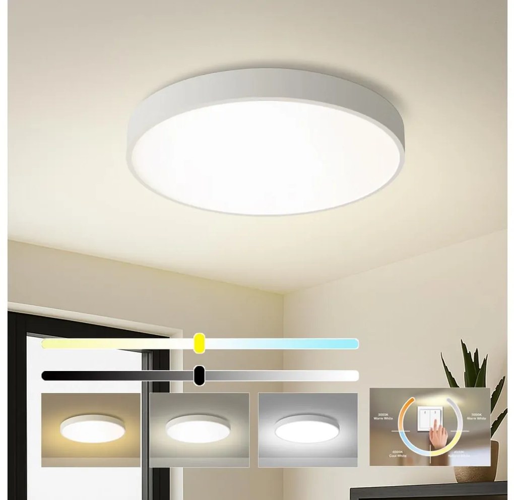 Brilagi - LED stropné svietidlo POOL LED/60W/230V 3000/4500/6000K priemer 60 cm biela