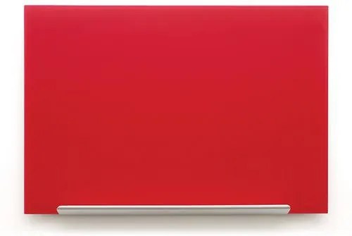 Sklenená tabuľa Diamond glass 188,3 x 105,3 cm, červená