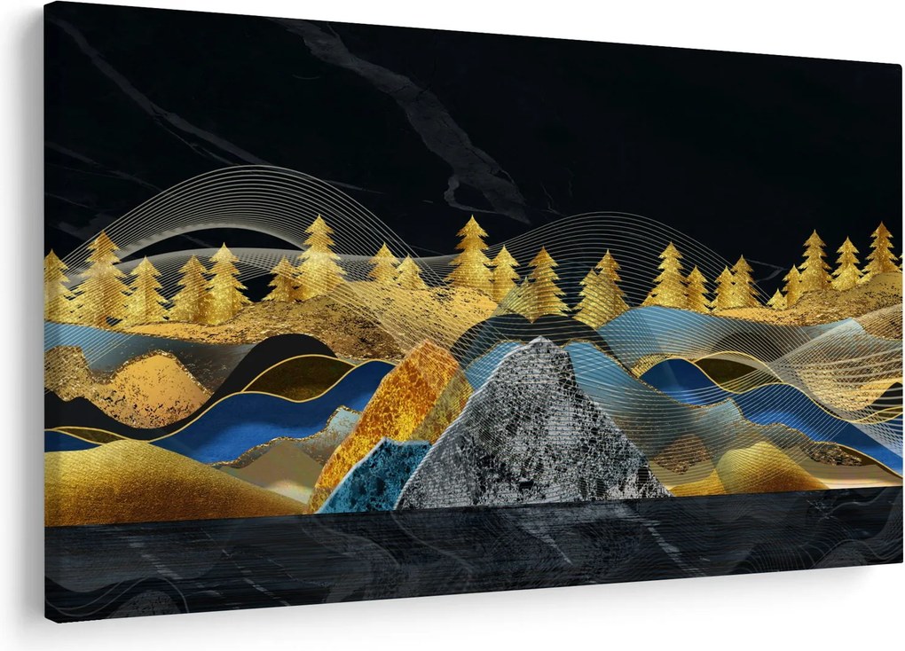 Obraz - Zlaté hory (90x60 cm)