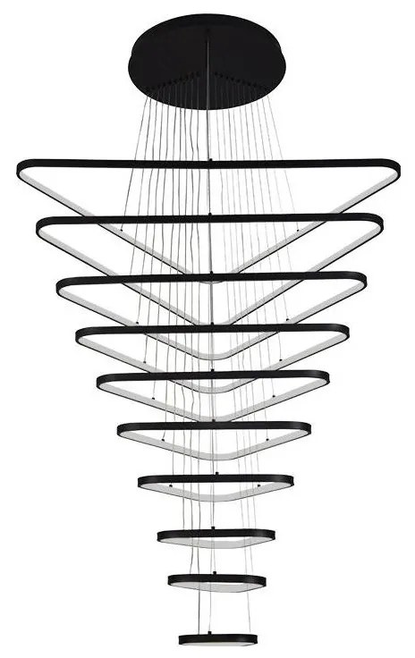 LED Stmievateľný luster na lanku LED/385W/230V 3000-6500K + diaľkové ovládanie