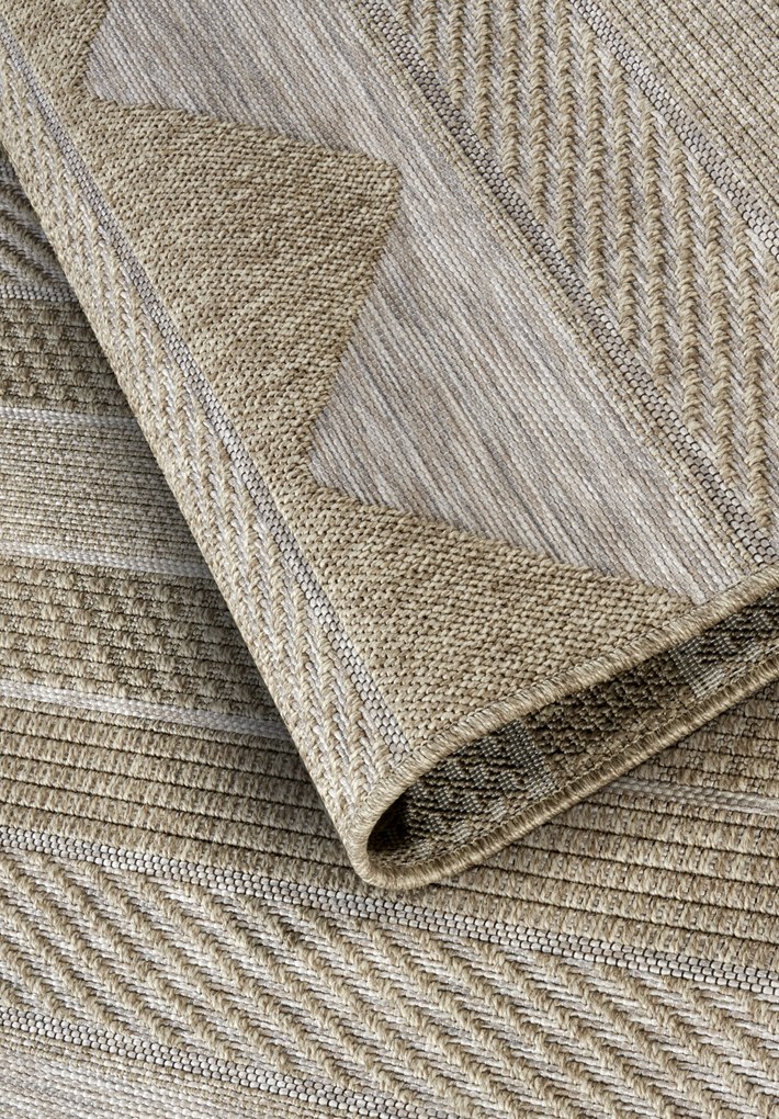 Villeroy & Boch, Kusový koberec Villeroy & Boch 106080 Brown – na von aj na doma, 190x290, hnedá, chodba / predsieň