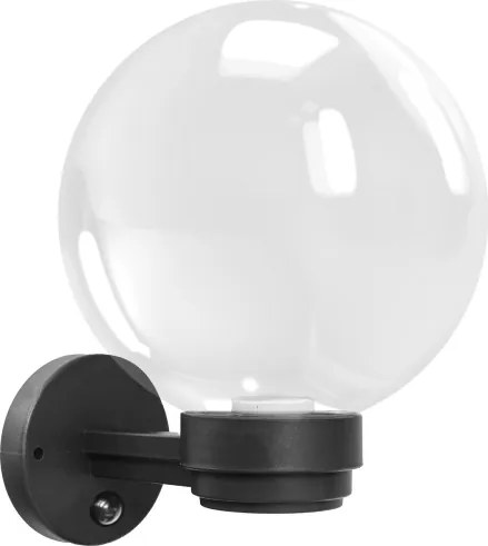 BRILAGI - Vonkajšie nástenné svietidlo so senzorom HARBOR 1xE27/40W/230V IP33 antracitové/priehľadné
