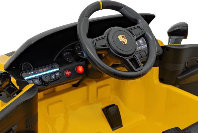 Elektrické autíčko Porsche Spyder RS 718 Lakier žlté