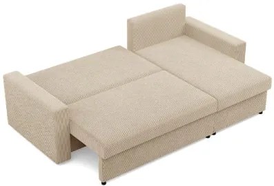 Rohová rozkladacia sedačka NEO Poso béžová