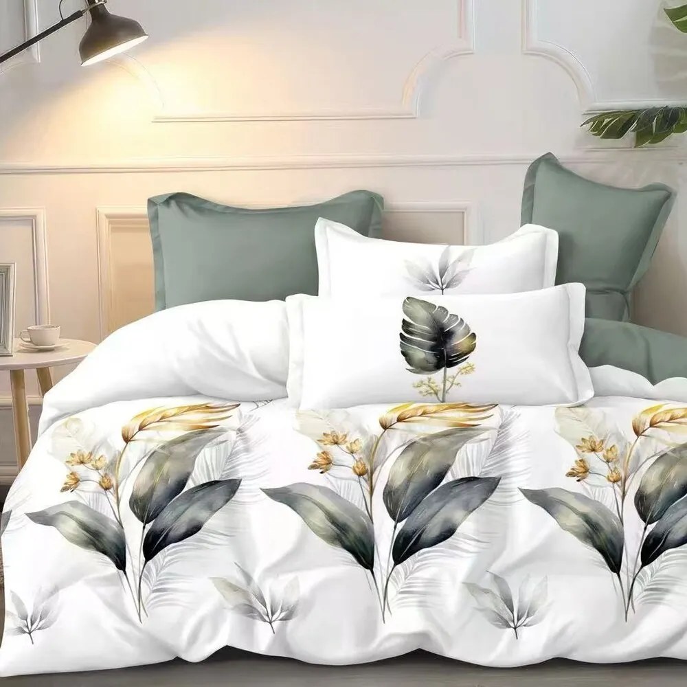 Krepové obliečky Homa CEREA WHITE 3-dielna sada 140x200 cm