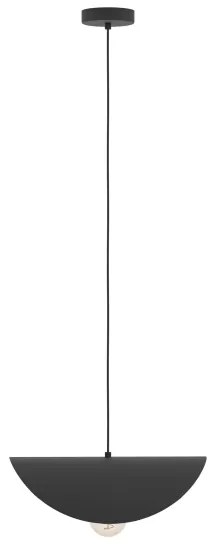 Eglo 390392 - Luster na lanku SACEDA 1xE27/40W/230V 41 cm čierna/zlatá