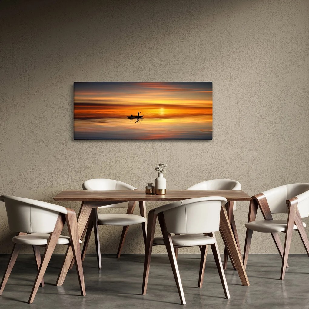 Obraz - plavba na loďke (120x50 cm)
