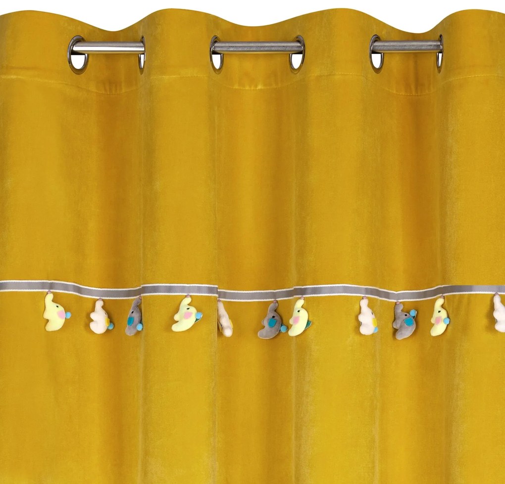 Záves KIDS 1 140X250 cm, horčicový