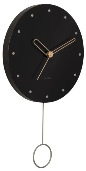 Designové nástěnné hodiny 5893BK Karlsson 50cm