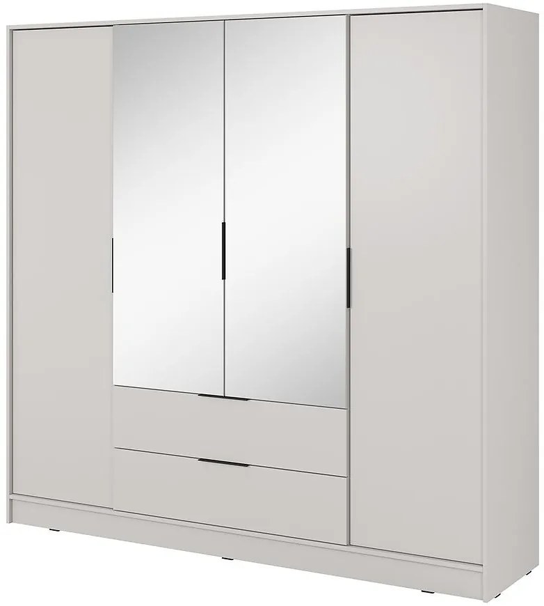 Skriňa Kelly 4D so zrkadlom cashmere