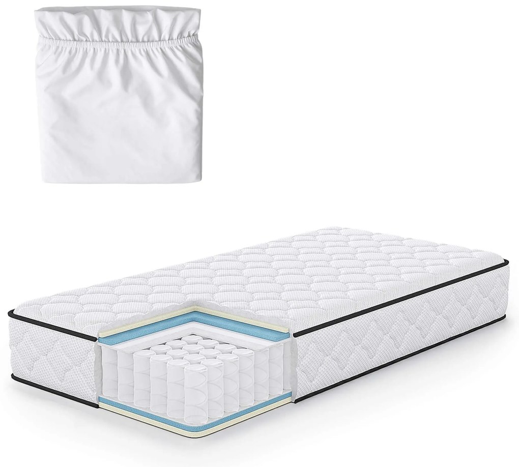 Taštičková matrace Evan s chráničem 90x190