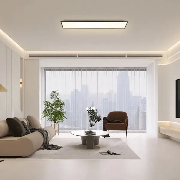 Brilagi - LED stmievateľné svietidlo SLIMFRAME LED/58W/230V 120x30 cm čierne + DO