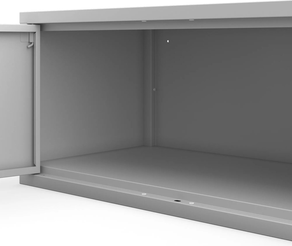 Nadstavec na skriňu sivá, 800x380x400 mm: EWA
