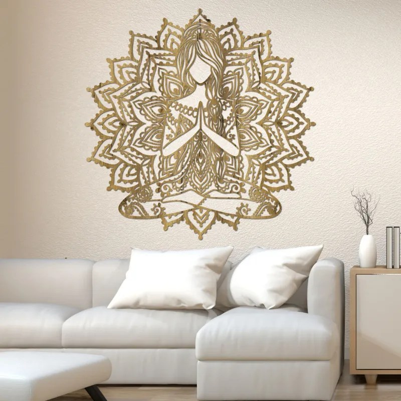 Mandala na stenu žena – symbol pokoja a harmónie | SENTOP HDF0511