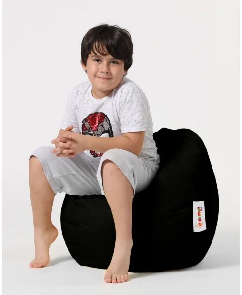 Sedací vak 60x60 cm čierna