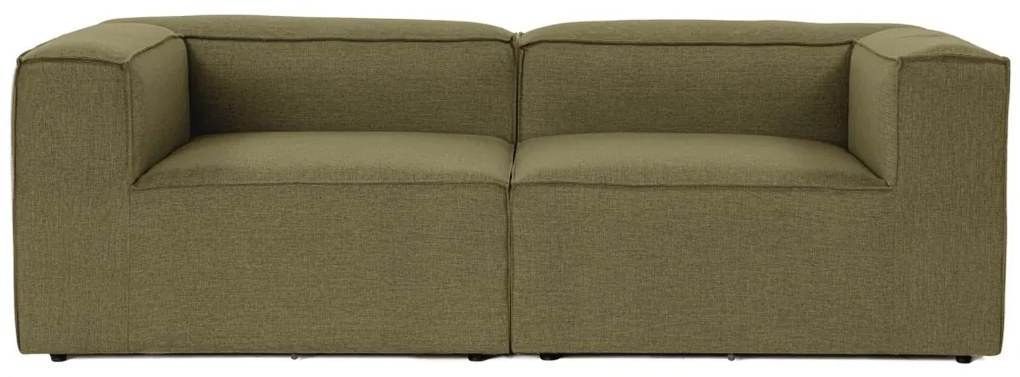 Dvoumístná pohovka Fora 248 cm zelená