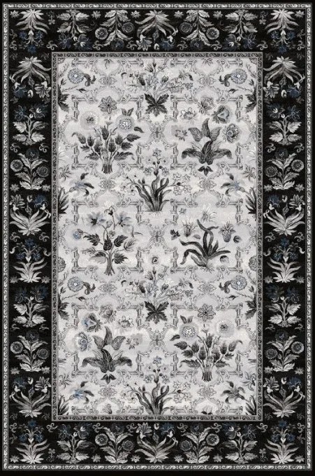 Koberec Agnella Isfahan Olandia čierny