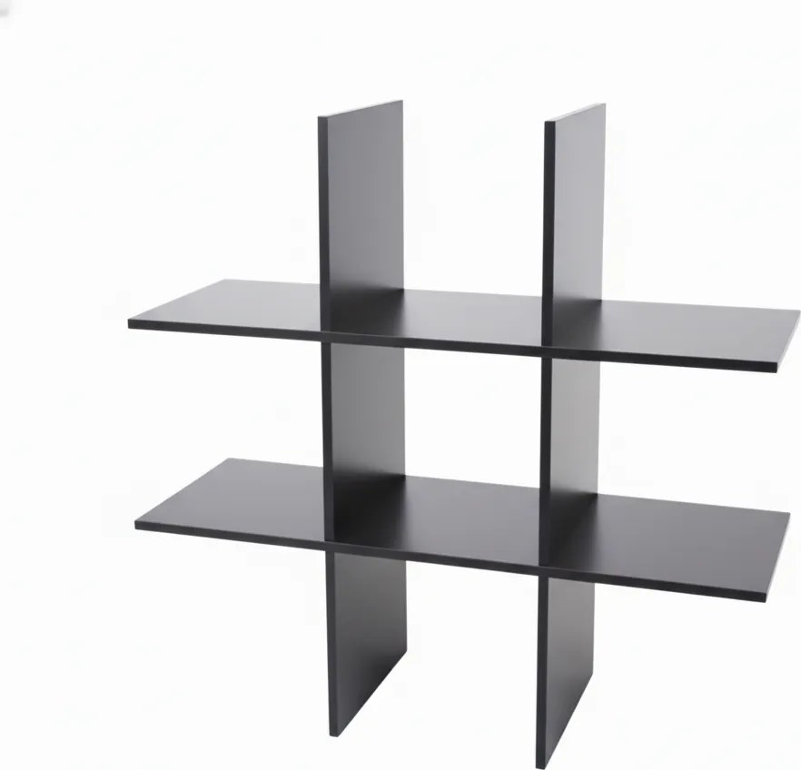 AKCIA Nástenná polica SHELVIX 55 cm béžová II. akosť Farba: Čierna