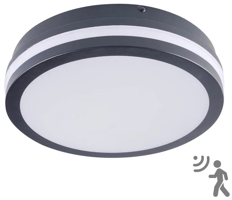 Kanlux 32948 - LED Vonkajšie svietidlo so senzorom BENO LED/18W/230V 4000K IP54