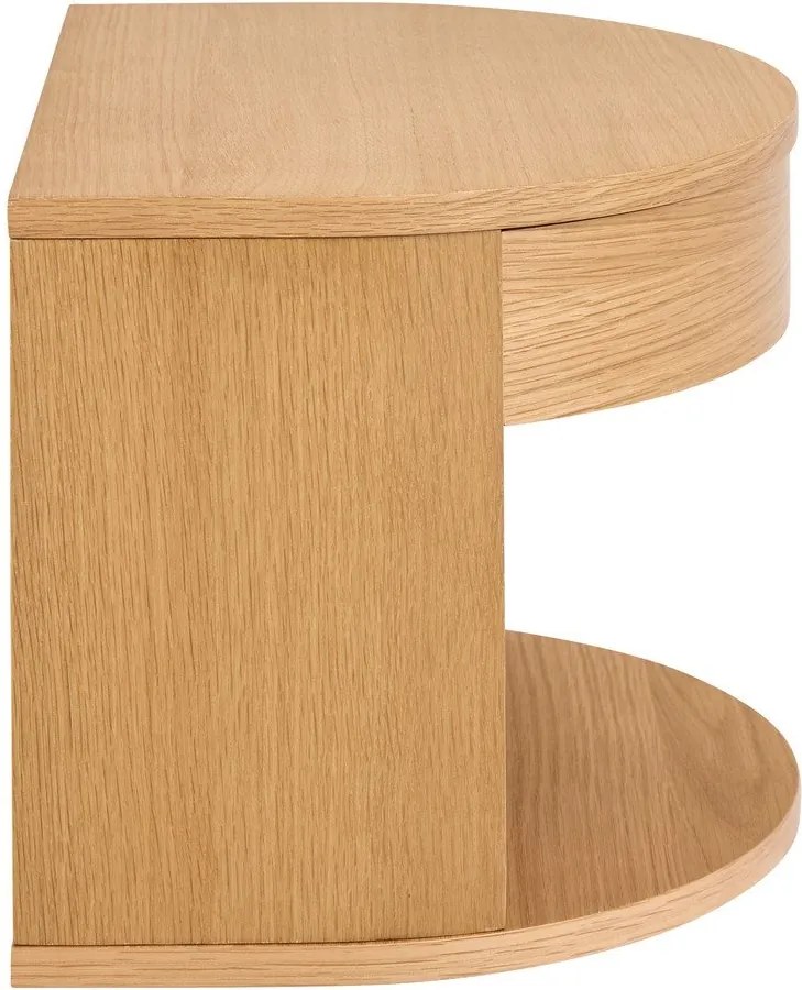 Nočný stolík v dekore duba v svetloprírodnej farbe Paron – Actona