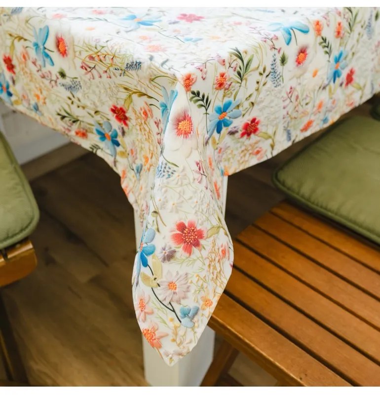 Obrus na stôl Aurelin EMI, priemer 150 cm okrúhly