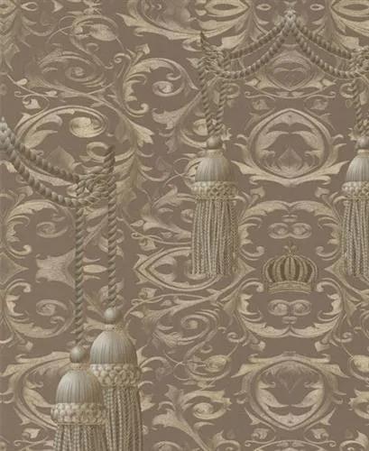 Vliesové tapety, ornamenty hnede, Gloockler 52549, Marburg, rozmer 10,05 m x 0,70 m