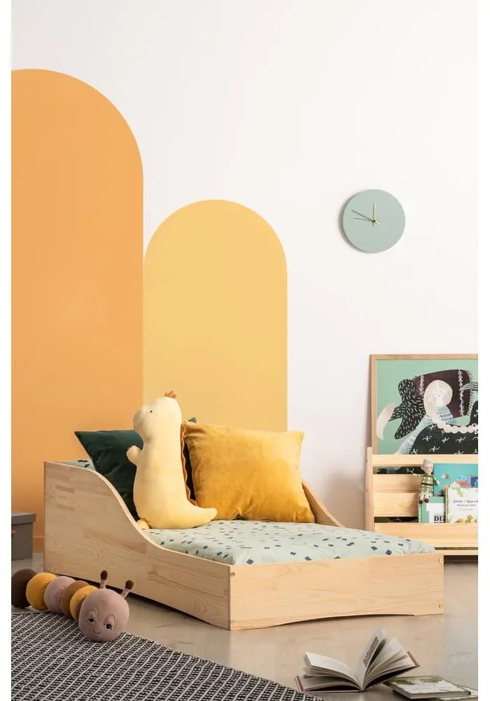 Detská posteľ z borovicového dreva Adeko Pepe Colm, 90 x 160 cm