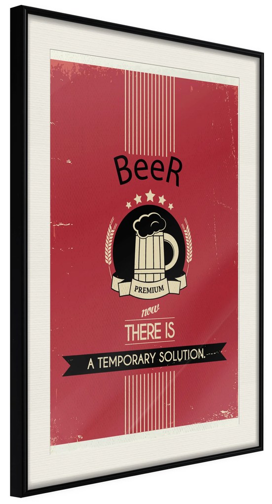 Artgeist Plagát - Premium Beer [Poster] Veľkosť: 20x30, Verzia: Zlatý rám s passe-partout