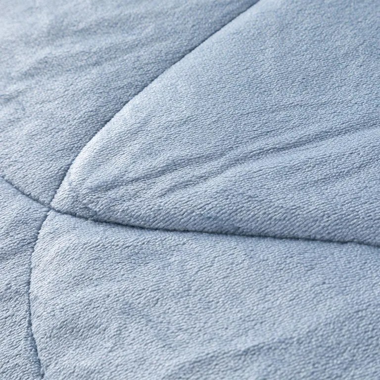 Prešívaná mikroplyšová súprava VELORA 2 ks