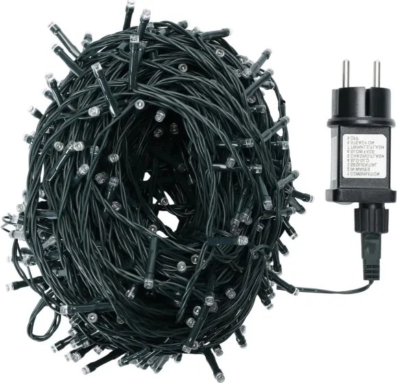 Aigostar - LED RGBY Vonkajší vianočný svetelný reťaz 300xLED/3,6W/230V 30m IP44