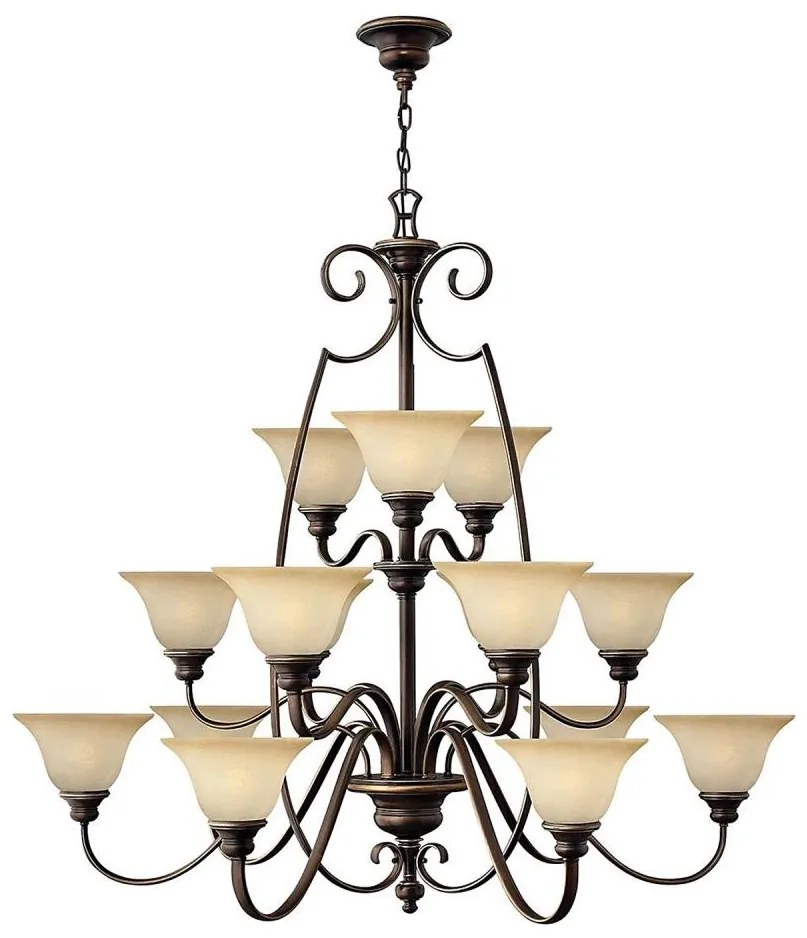 Hinkley HK-CELLO15 - Luster na reťazi CELLO 15xE27/60W/230V